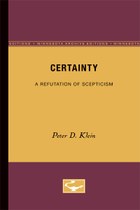 Certainty: A Refutation of Scepticism