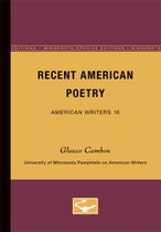 Recent American Poetry - American Writers 16: University of Minnesota Pamphlets on American Writers