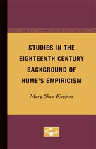 Studies in the Eighteenth Century Background of Hume’s Empiricism