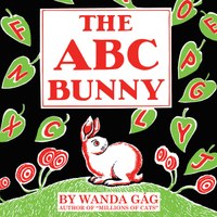 An unfortunate accident with an Apple drives Bunny from Bunnyland to Elsewhere. Every letter in the alphabet is represented in Bunny’s journey, through what he eats (Greens), to whom he meets (Insects, Jay, Kitten, Lizard), and then a little sleep (Nap), to Tripping back to town, right side Up and Up-side-down.