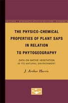 The Physico-Chemical Properties of Plant Saps in Relation to Phytogeography: Data on Native Vegetation in its Natural Environment