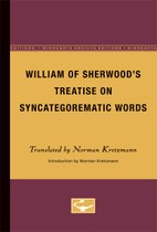 William of Sherwood’s Treatise on Syncategorematic Words