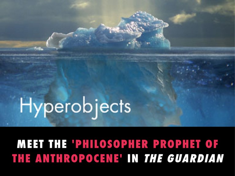 "The Anthropocene is not only a period of manmade disruption. It is also a moment of blinking self-awareness."